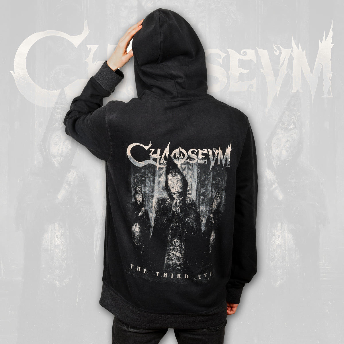 Hoodie Zip-Up: The Third Eye – Chaoseum