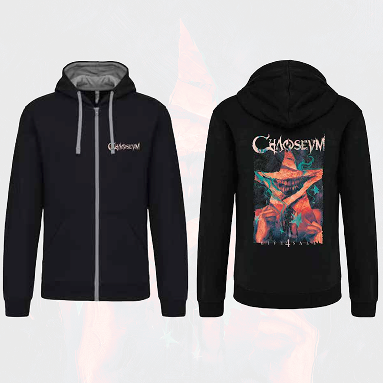 Hoodie Zip-Up: Life 4 Sale – Chaoseum