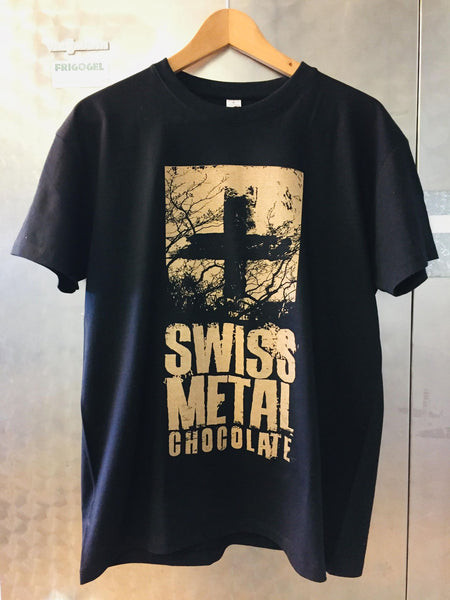 Men's T-shirt: Swiss Metal Chocolate